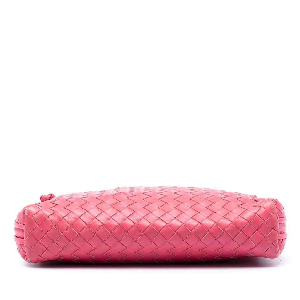 Bottega Veneta Nappa Intrecciato Nodini Crossbody Pink Leather Very good condition - Inside View