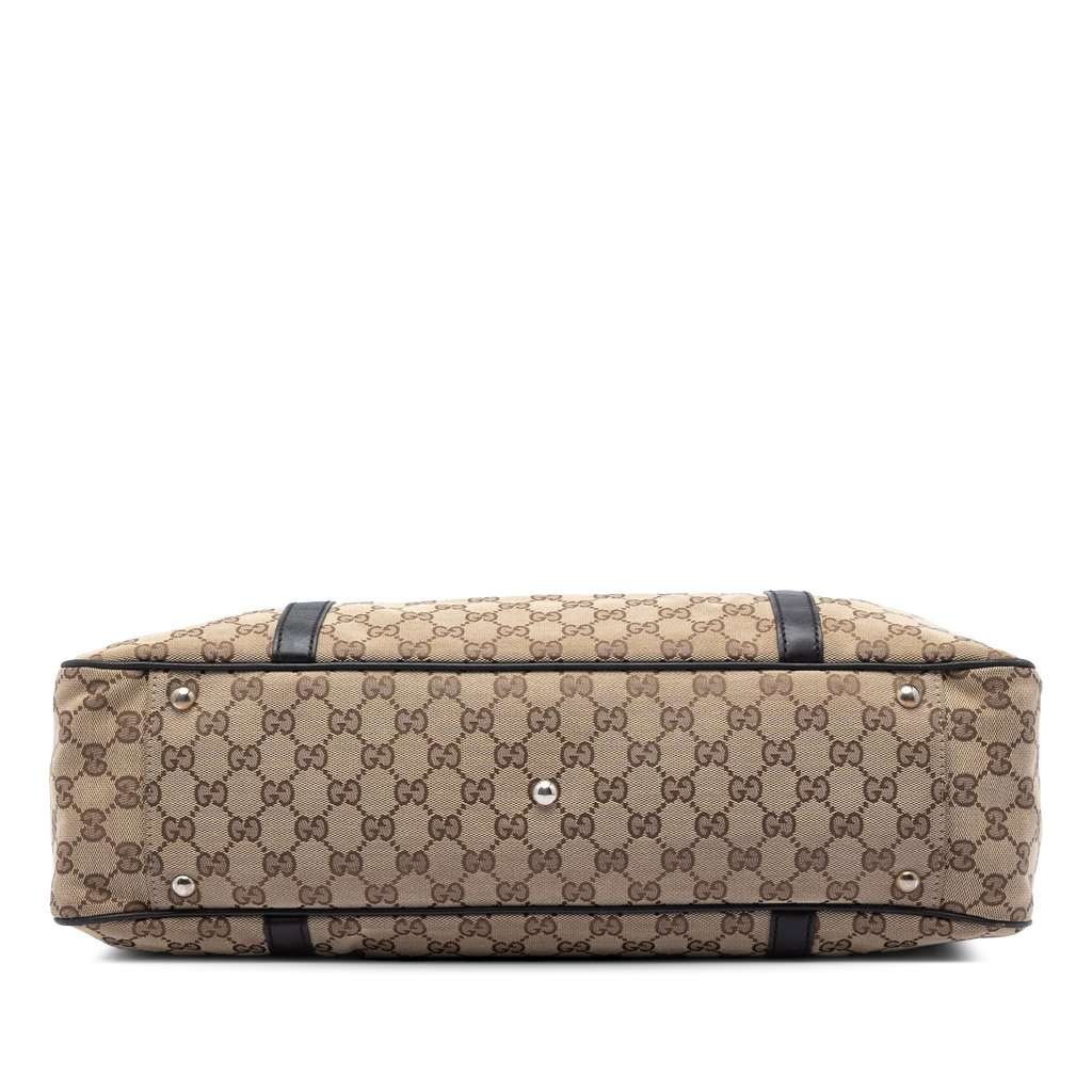 Gucci Large GG Canvas Twins Tote Beige Very good condition - Inside View