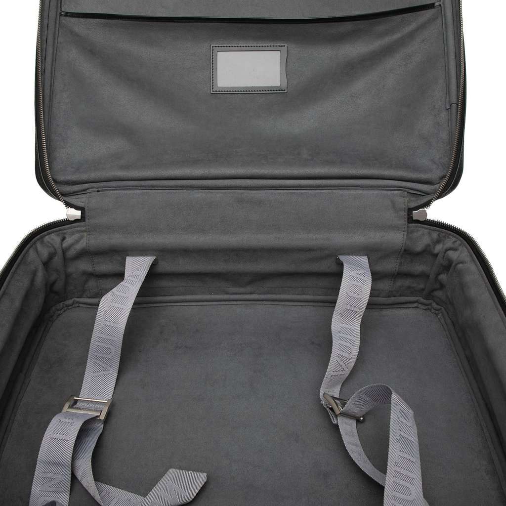 Louis Vuitton Taiga Satellite 53 Luggage Black Leather Very good - Model View