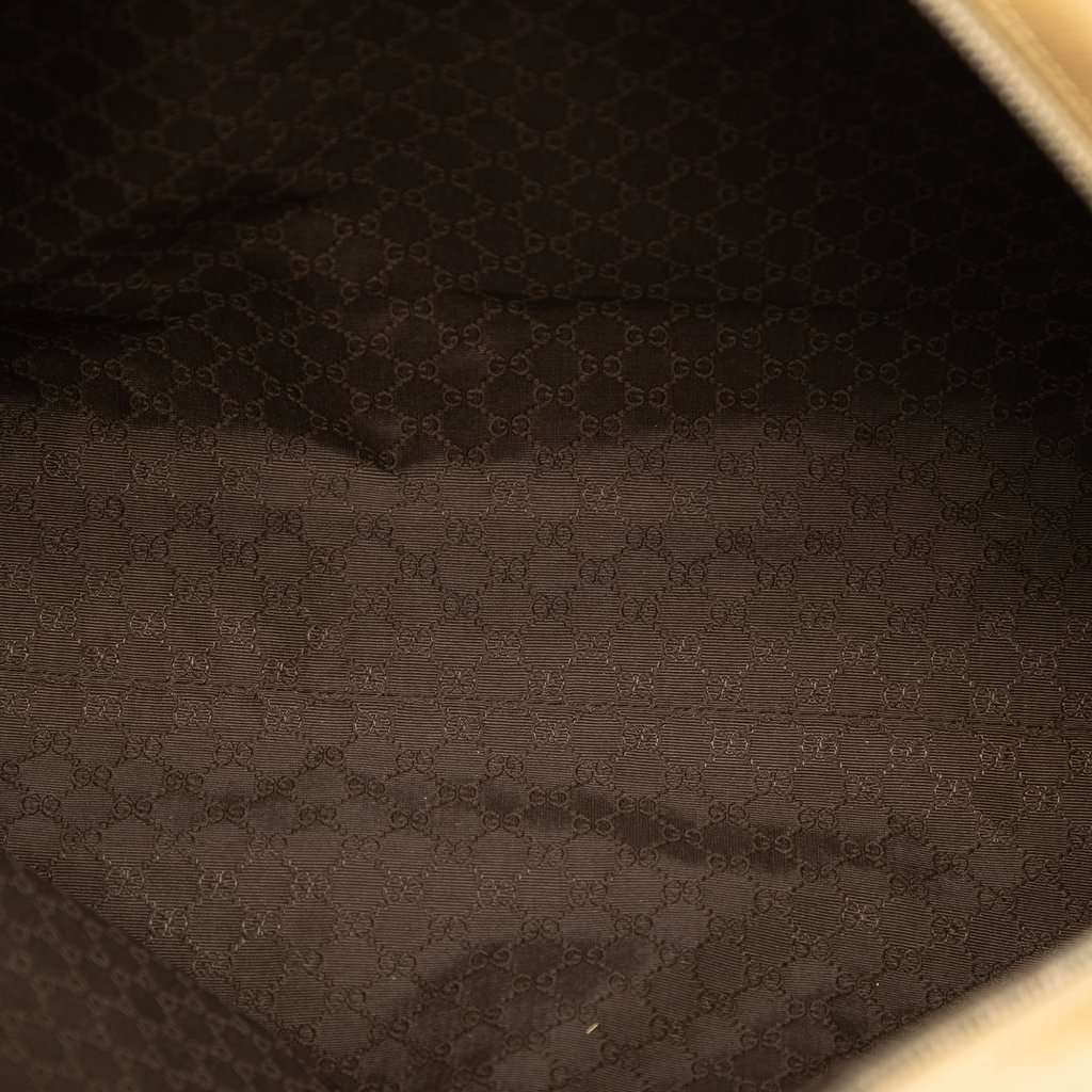 Gucci Calfskin Handbag Brown Leather Very good - Model View