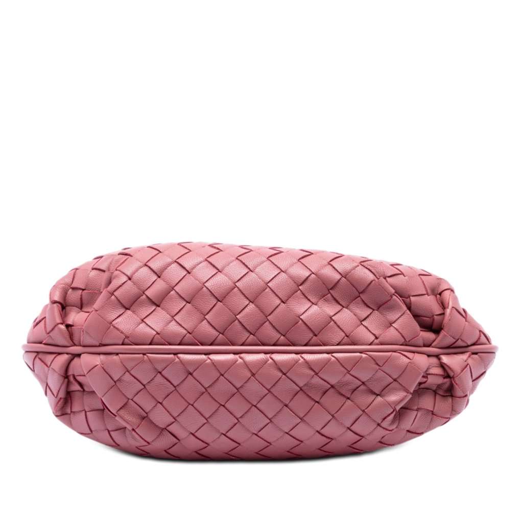 Bottega Veneta Nappa Intrecciato Crossbody Pink Leather Very good condition - Inside View