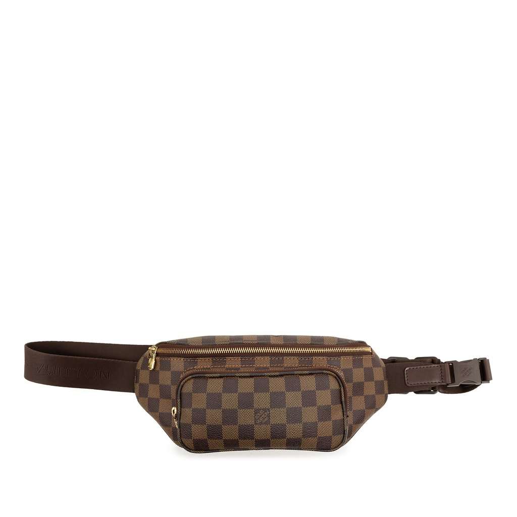 Louis Vuitton Damier Ebene Melville Bum Bag Brown Very good condition - Front View
