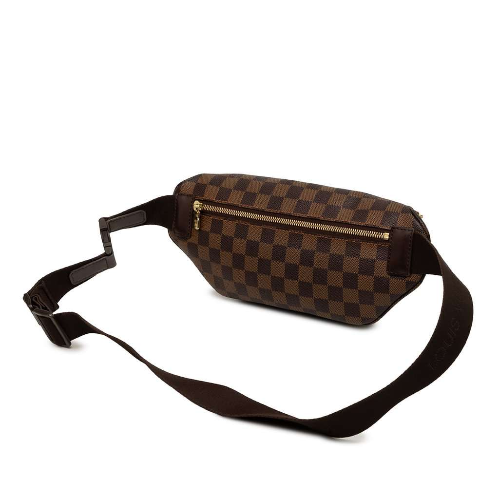 Louis Vuitton Damier Ebene Melville Bum Bag Brown Very good condition - Back View