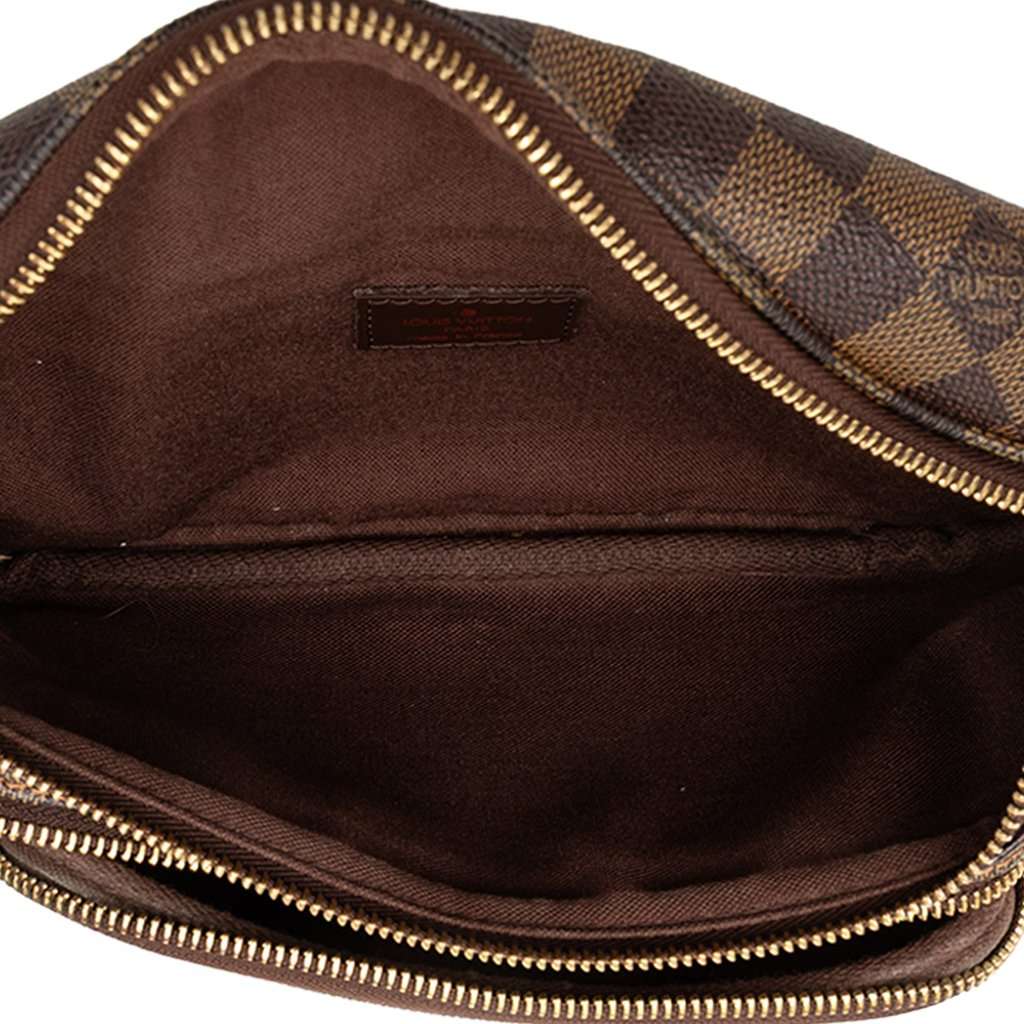 Louis Vuitton Damier Ebene Melville Bum Bag Brown Very good condition - Model View