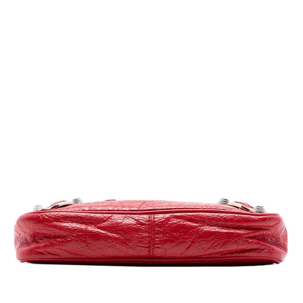Balenciaga Lambskin Motocross Giant 12 Hip Crossbody Red Leather Very good condition - Inside View