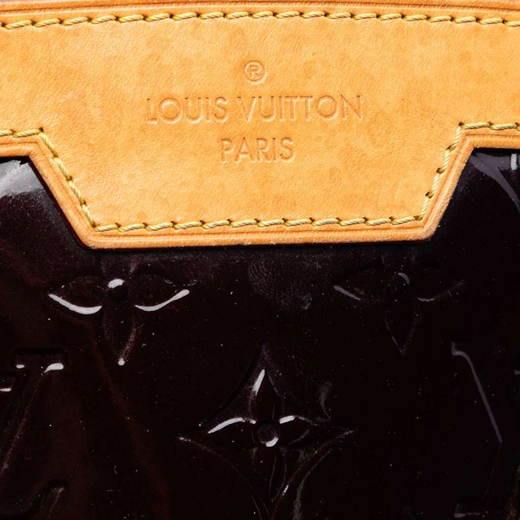 Louis Vuitton Monogram Vernis Brea MM Purple Leather Very good - Box View