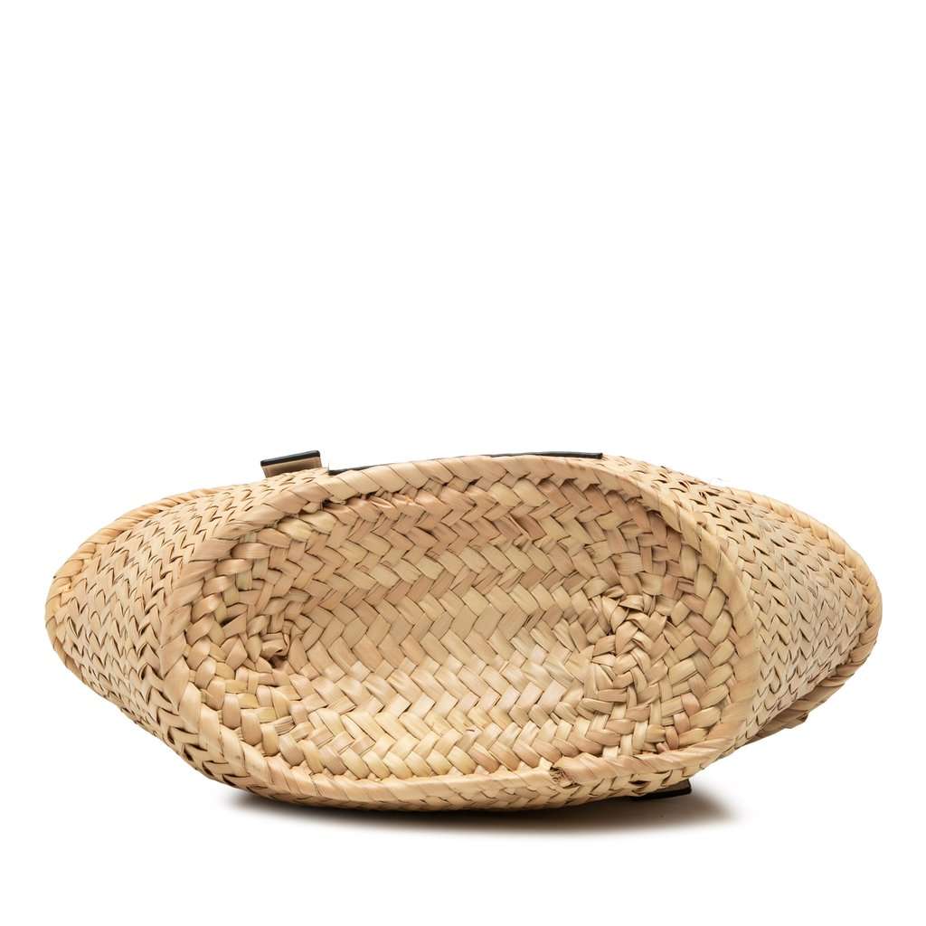 LOEWE Small Raffia Anagram Basket Tote Beige Very good condition - Inside View