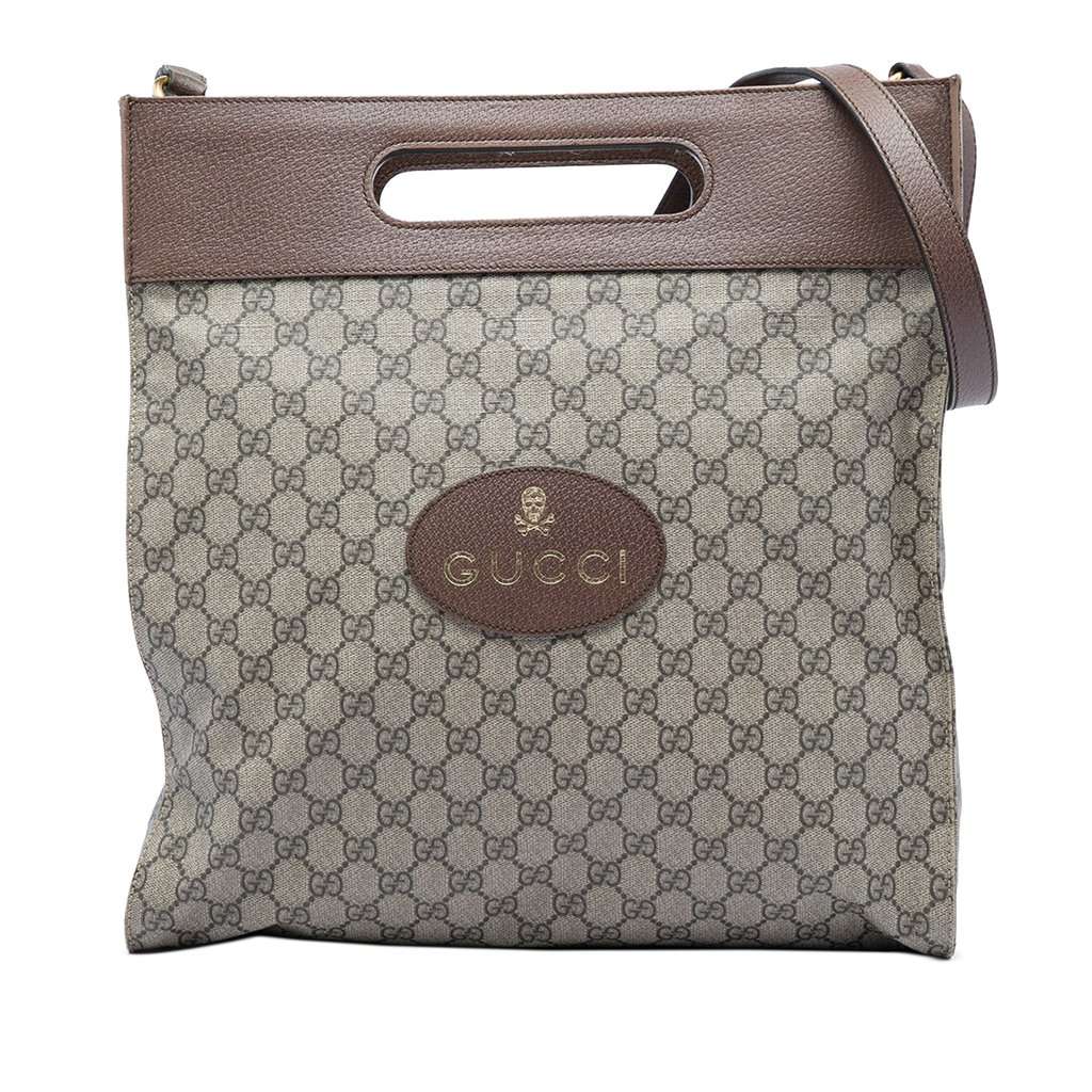 Gucci GG Supreme Neo Vintage Soft Tote Beige Very good - Front View