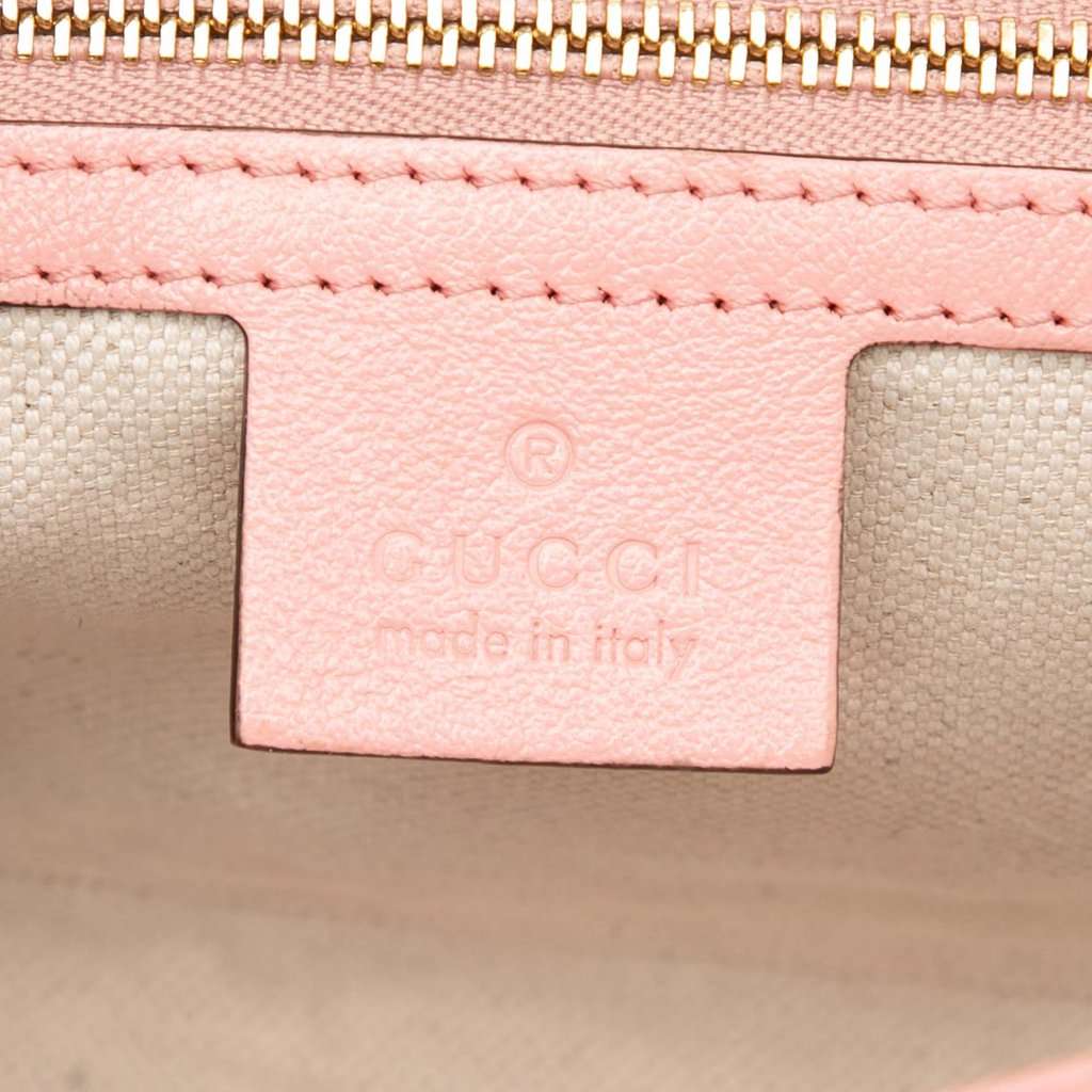 Gucci Medium GG Marmont Matelasse Diagonal Leather Torchon Shoulder Bag Red Leather Very good condition - Box View
