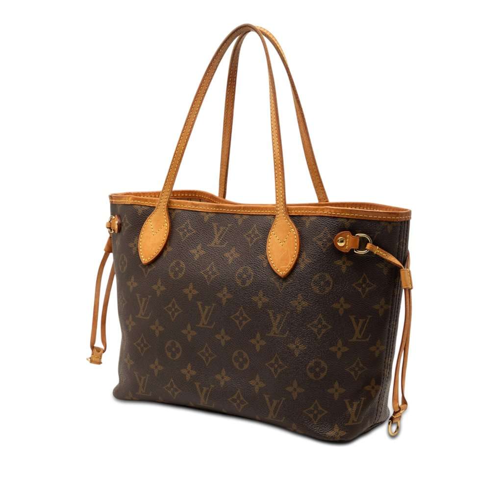 Louis Vuitton Monogram Neverfull PM Brown Very good condition - Back View
