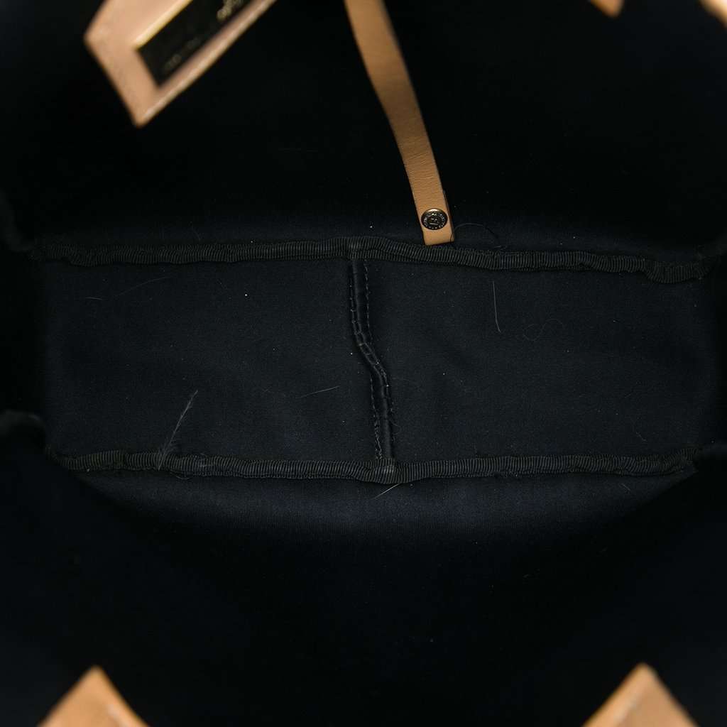 Fendi Zucchino Canvas Tote MultiColor Very good - Model View