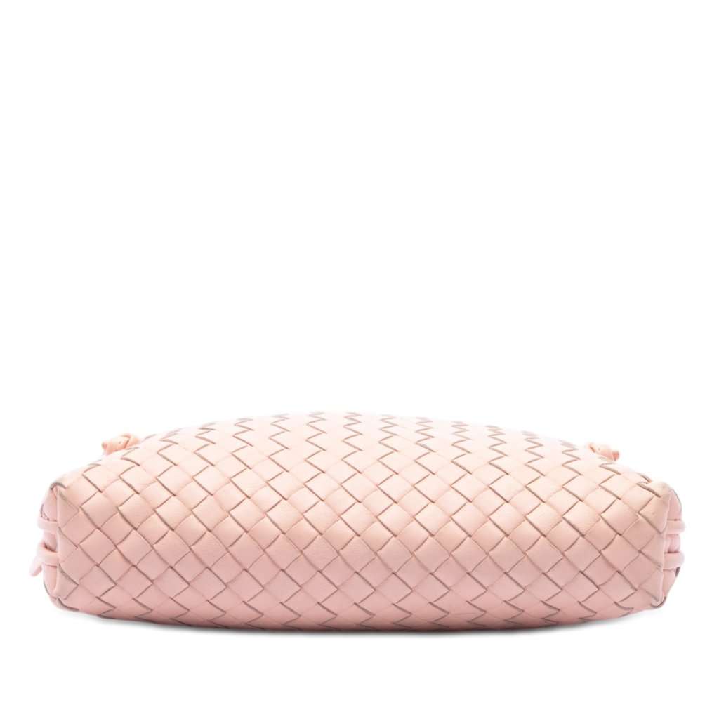 Bottega Veneta Nappa Intrecciato Nodini Crossbody Pink Leather Very good condition - Inside View