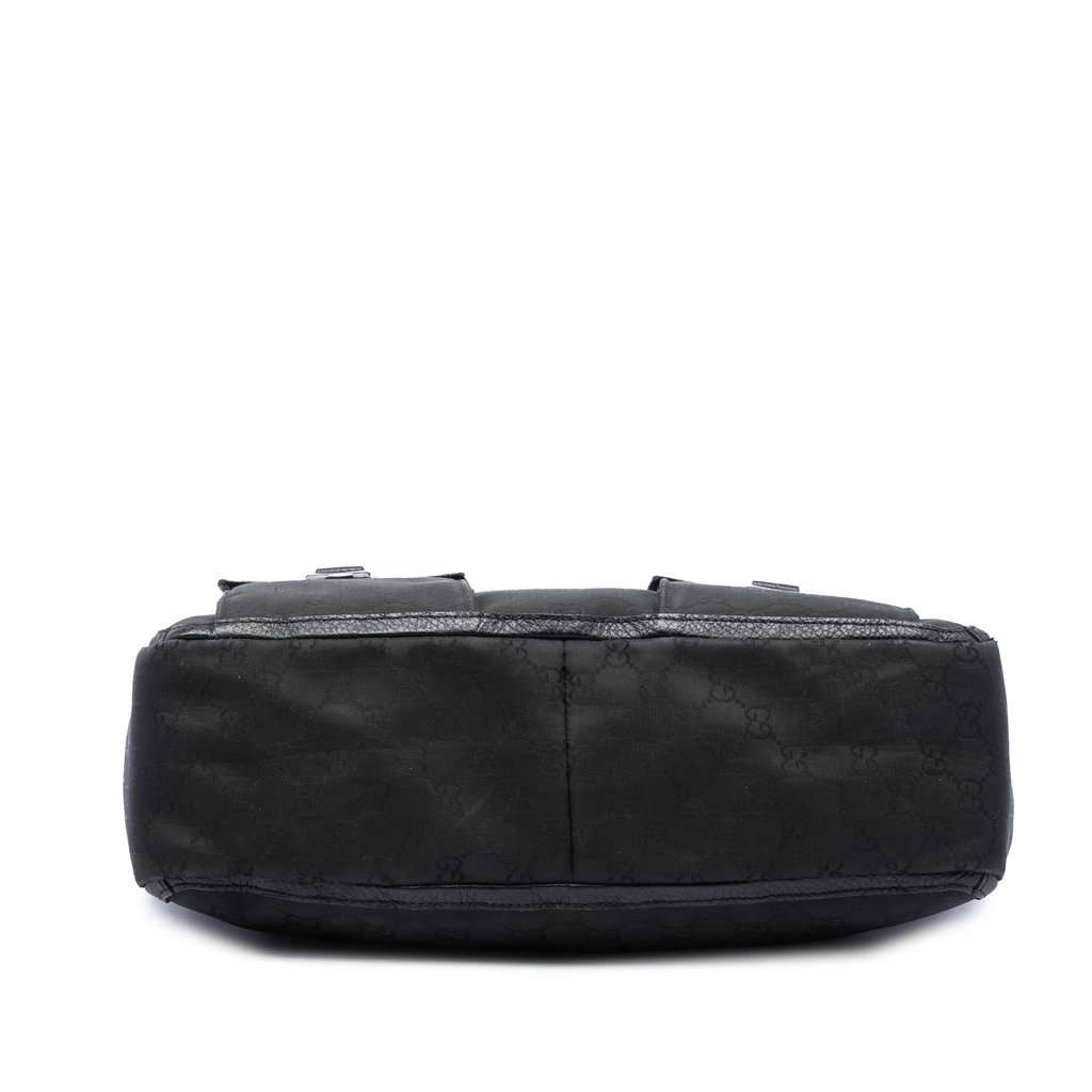 Gucci GG Canvas Abbey D Ring Pocket Tote Black Good condition - Inside View