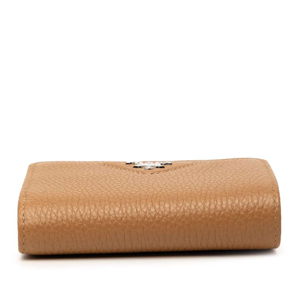 Prada Vitello Daino Compact Wallet Brown Leather Very good condition - Inside View