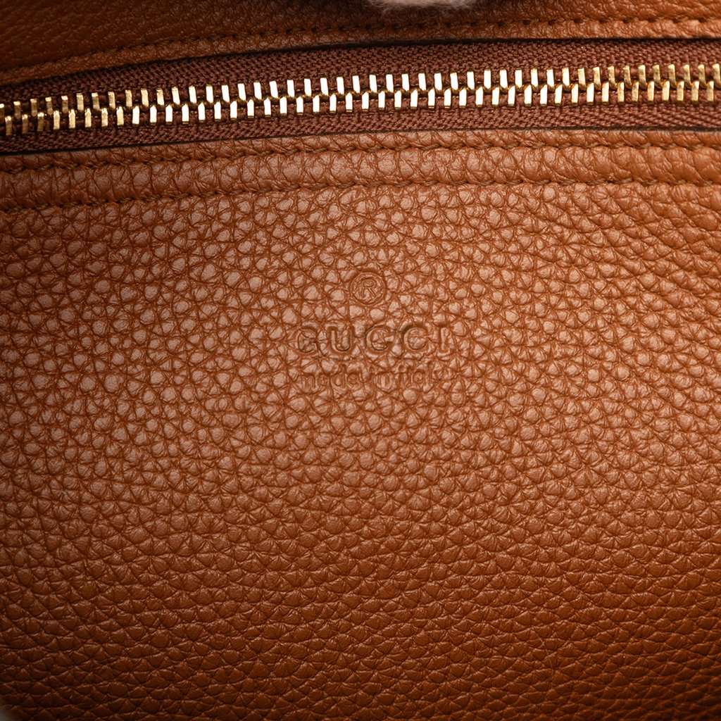 Gucci Small Calfskin Jackie 1961 Crossbody Brown Leather Very good condition - Box View