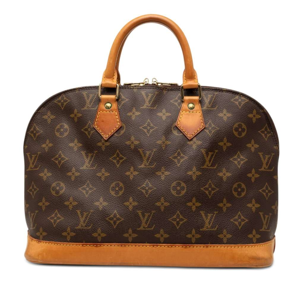 Louis Vuitton Monogram Alma PM Brown Very good - Front View