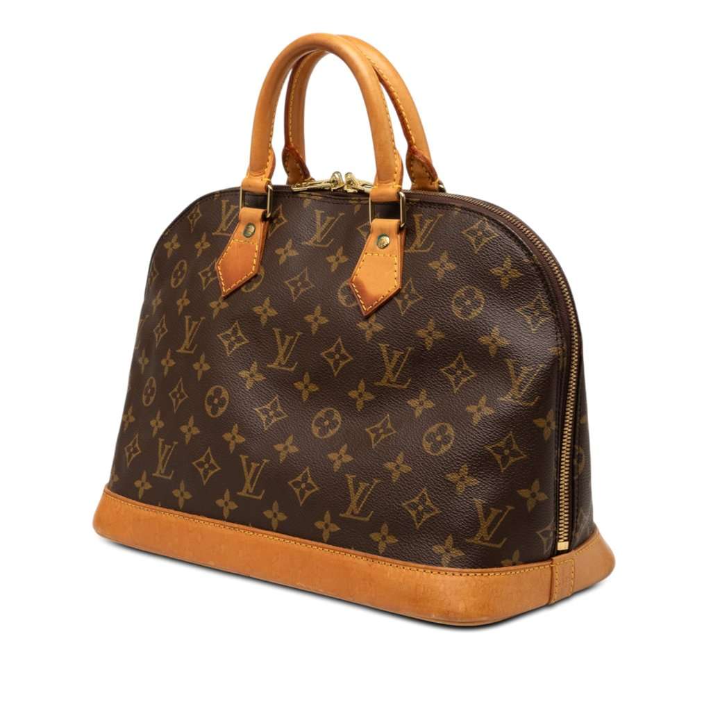 Louis Vuitton Monogram Alma PM Brown Very good - Back View