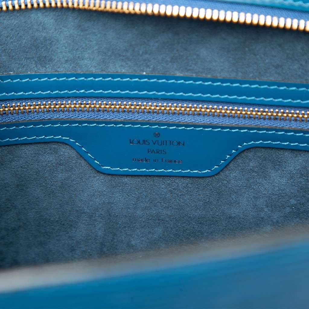 Louis Vuitton Epi Saint Jacques GM Long Strap Blue Leather Very good condition - Box View