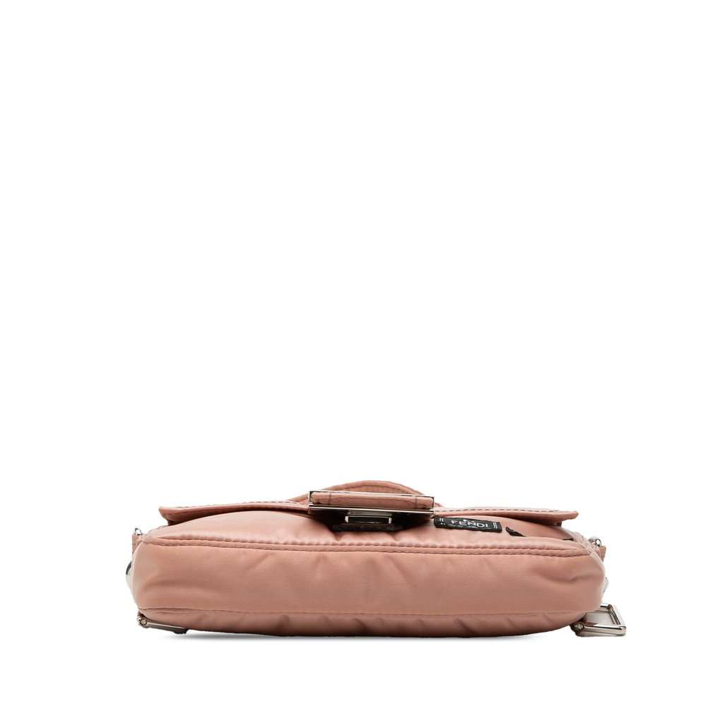 Fendi Porter Yoshida Nylon Baguette Satchel Pink Very good condition - Inside View
