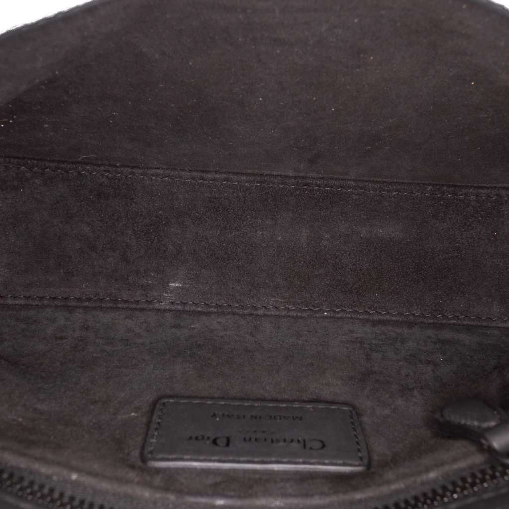 Dior Mini Ultra Matte Calfskin Cannage Lady Dior Black Leather Very good - Model View