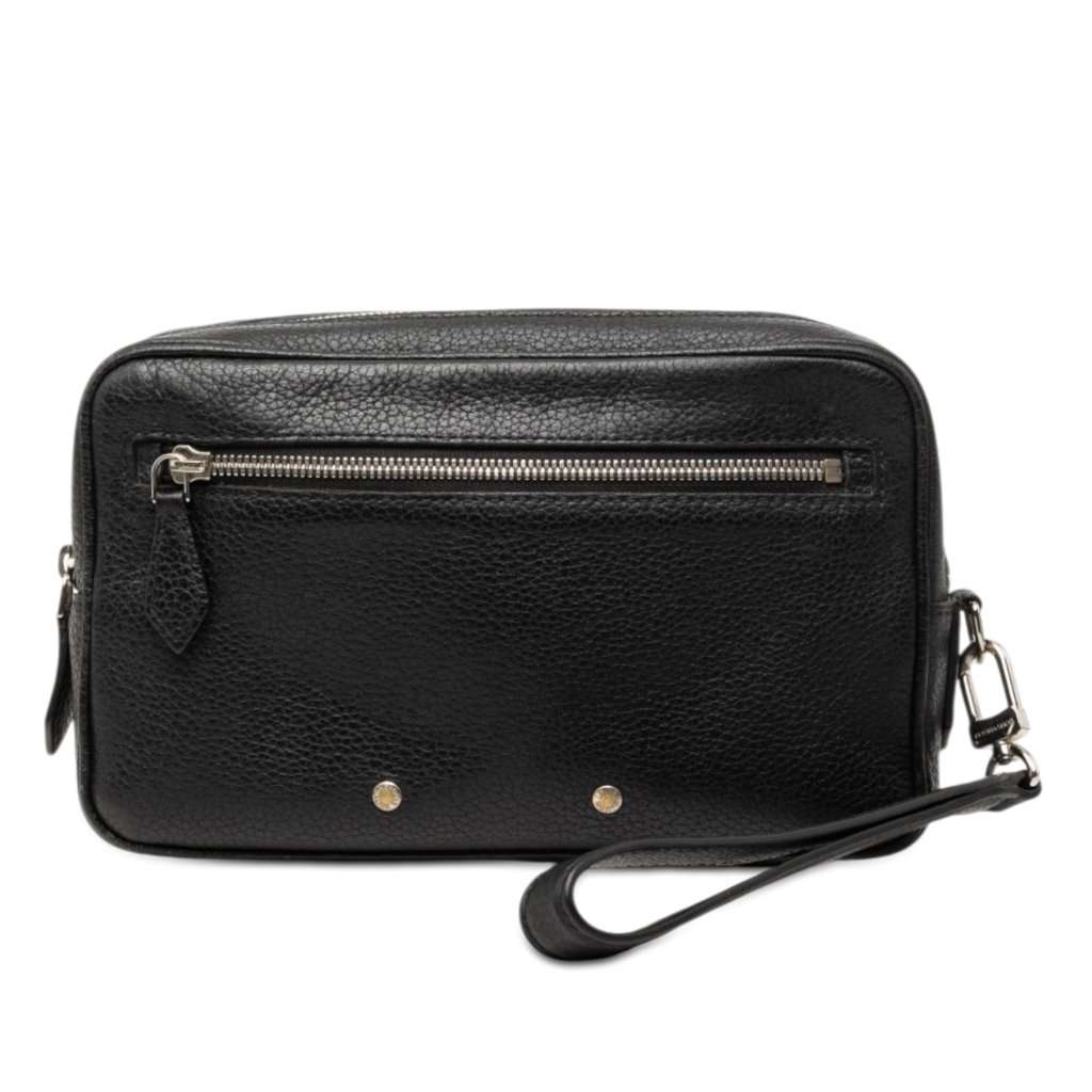 Louis Vuitton Taiga Kasai Black Leather Very good - Front View