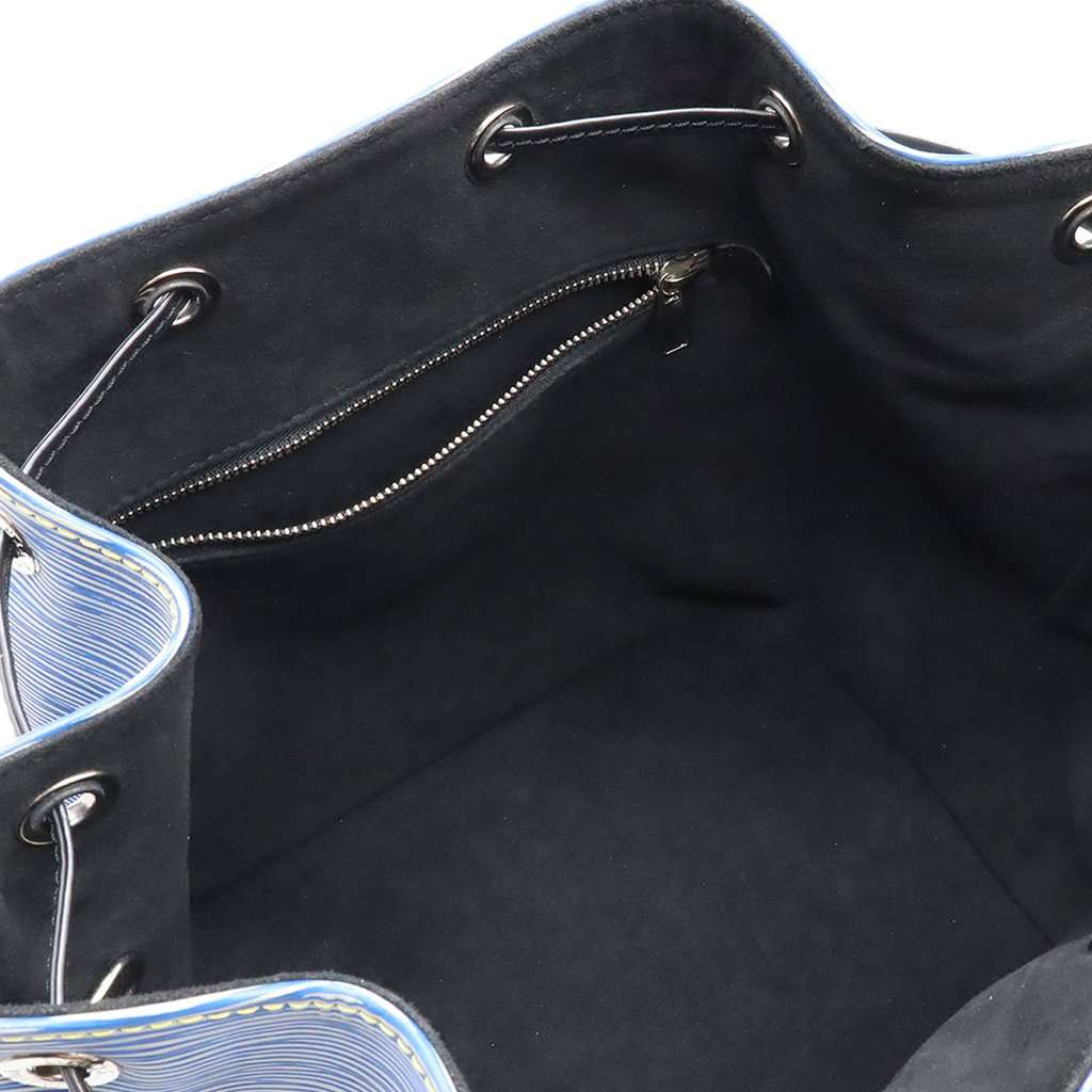 Louis Vuitton Epi Denim Petit Bicolor Noe Blue Leather Very good condition - Inside View