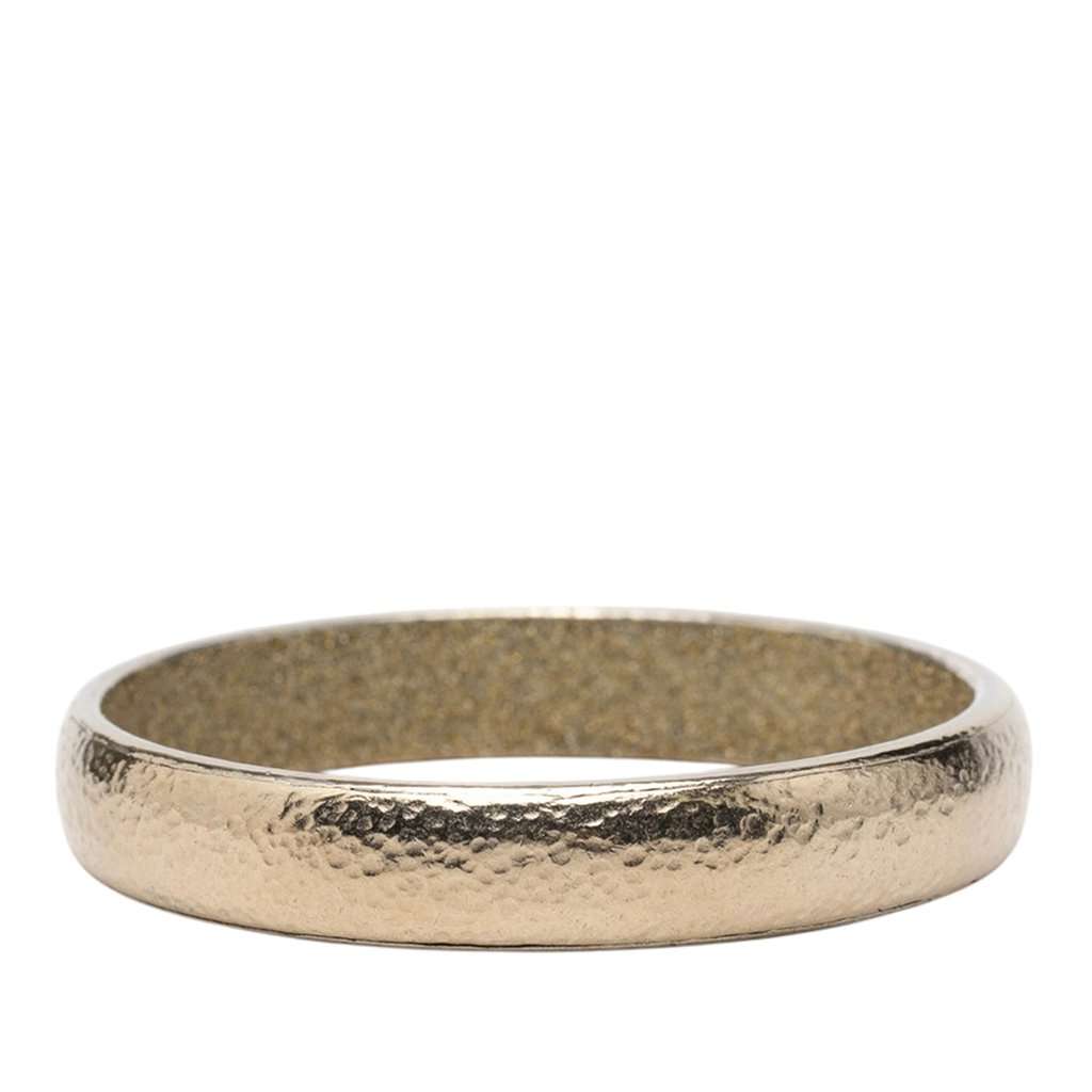 Chanel Gold Plated Logo Bangle Gold Metal Very good - Inside View