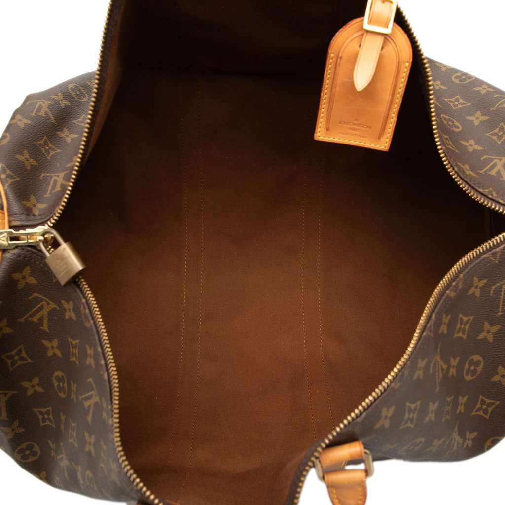 Louis Vuitton Monogram Keepall 55 Brown Good condition - Model View
