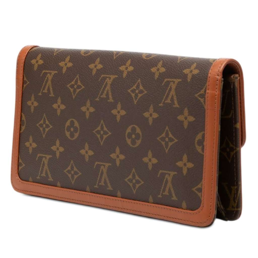 Louis Vuitton Monogram Pochette Dame PM Brown Very good condition - Back View