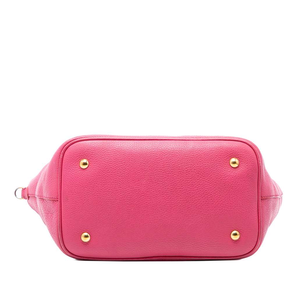 Miu Miu Vitello Phenix Satchel Pink Leather Very good condition - Inside View