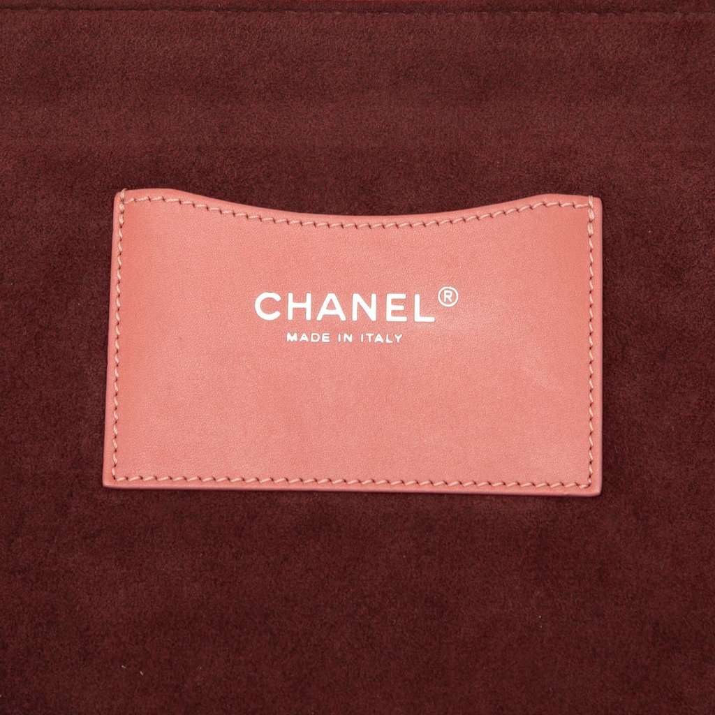 Chanel Embossed Lambskin Lucky Symbols iPad Case Pink Leather Very good - Box View