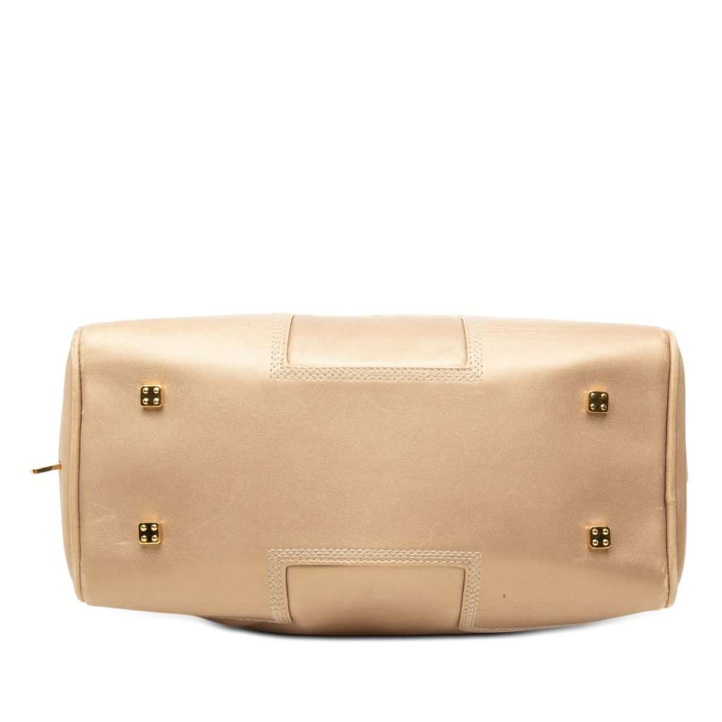 LOEWE Metallic Leather Amazona 28 Gold Leather Very good - Inside View