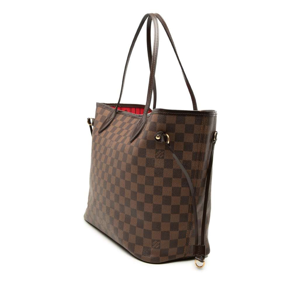 Louis Vuitton Damier Ebene Neverfull MM Brown Very good condition - Back View