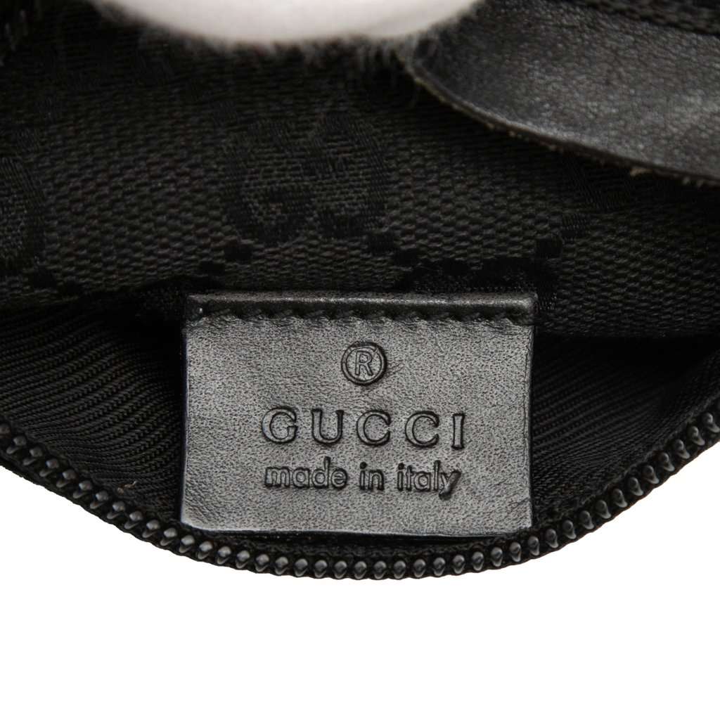 Gucci GG Canvas Double Pocket Belt Bag Black Very good condition - Box View