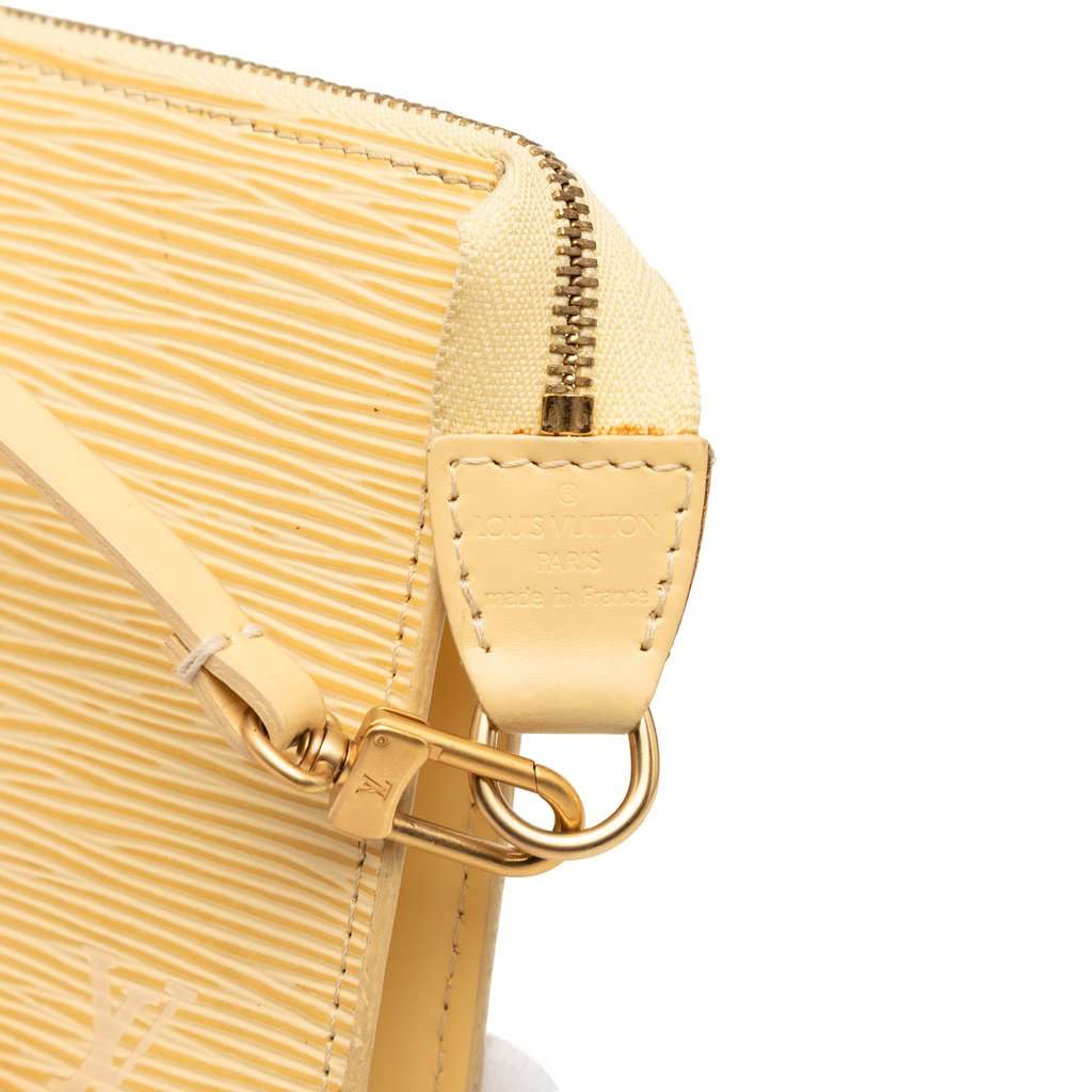 Louis Vuitton Epi Pochette Accessoires Yellow Leather Very good - Box View