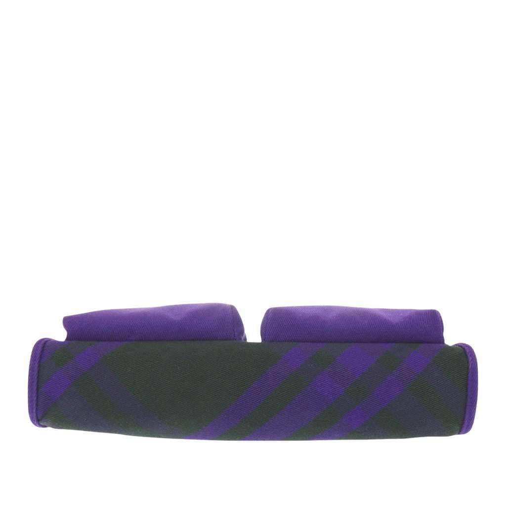Burberry Supernova Check Canvas Clutch Purple Very good condition - Inside View