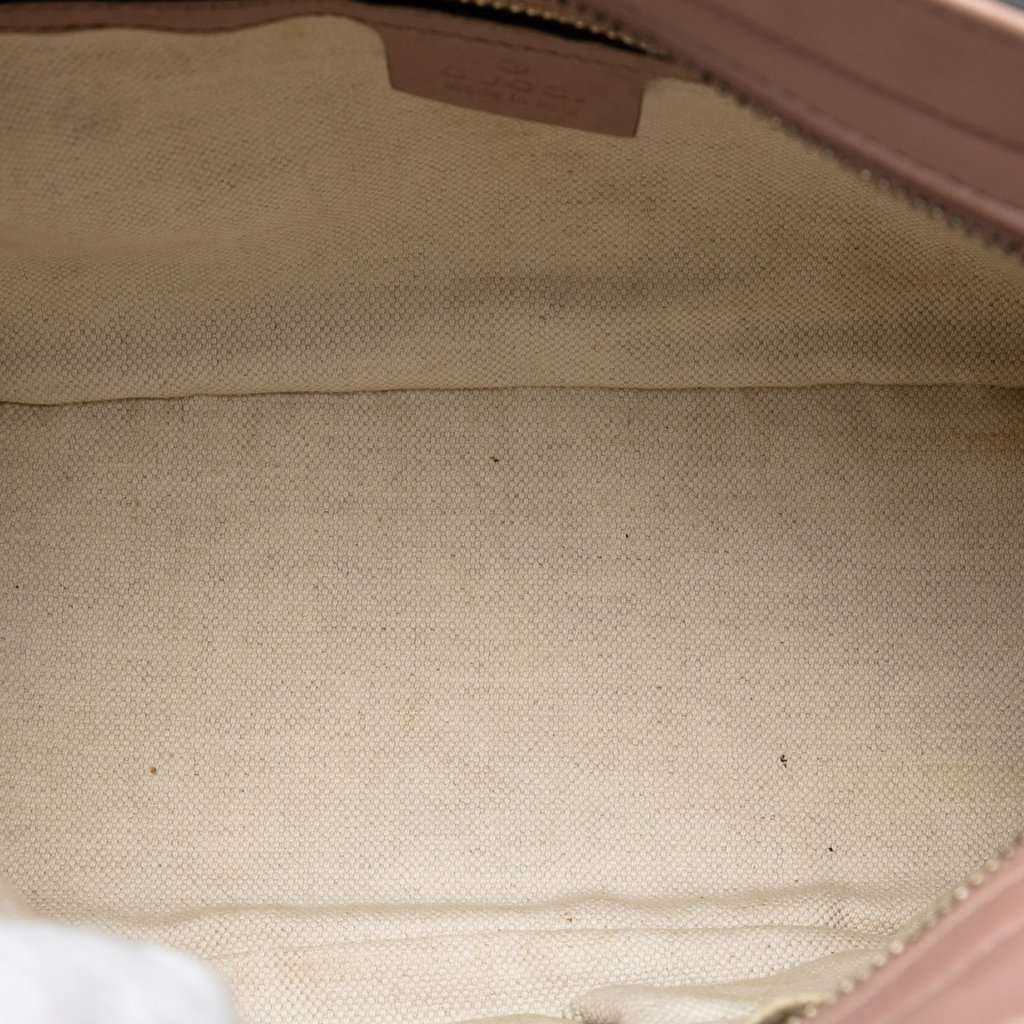 Gucci Small Guccissima Bree Satchel Pink Leather Very good condition - Model View