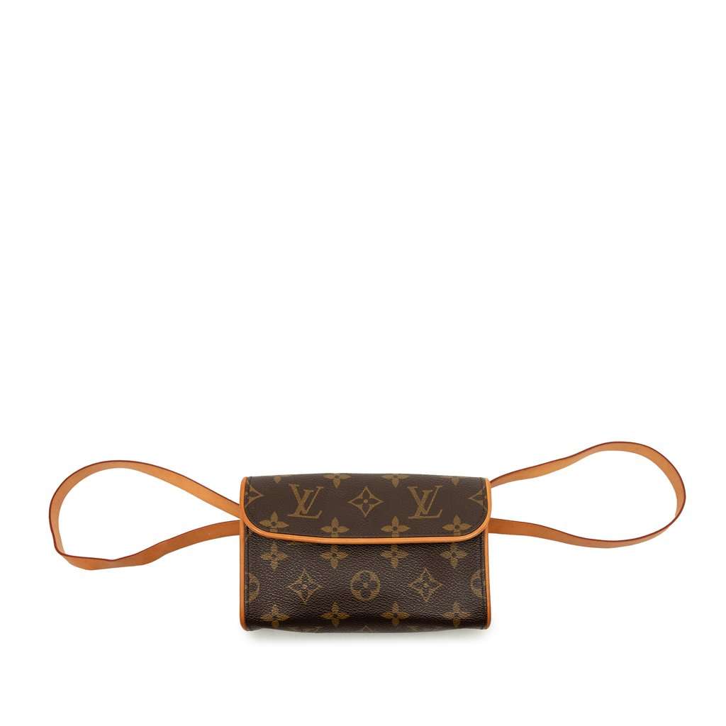 Louis Vuitton Monogram Pochette Florentine Brown Very good - Front View