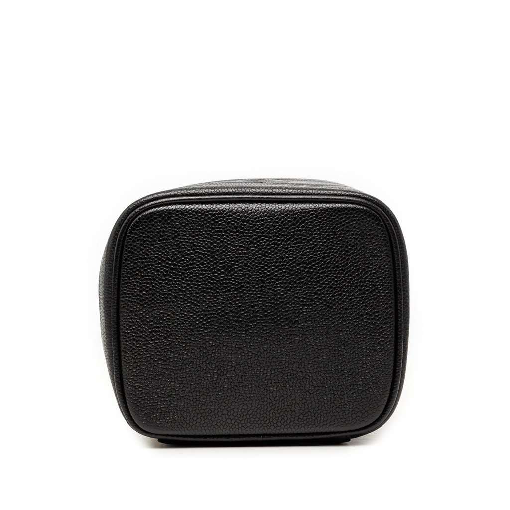 Chanel CC Caviar Vanity Bag Black Leather Very good - Inside View