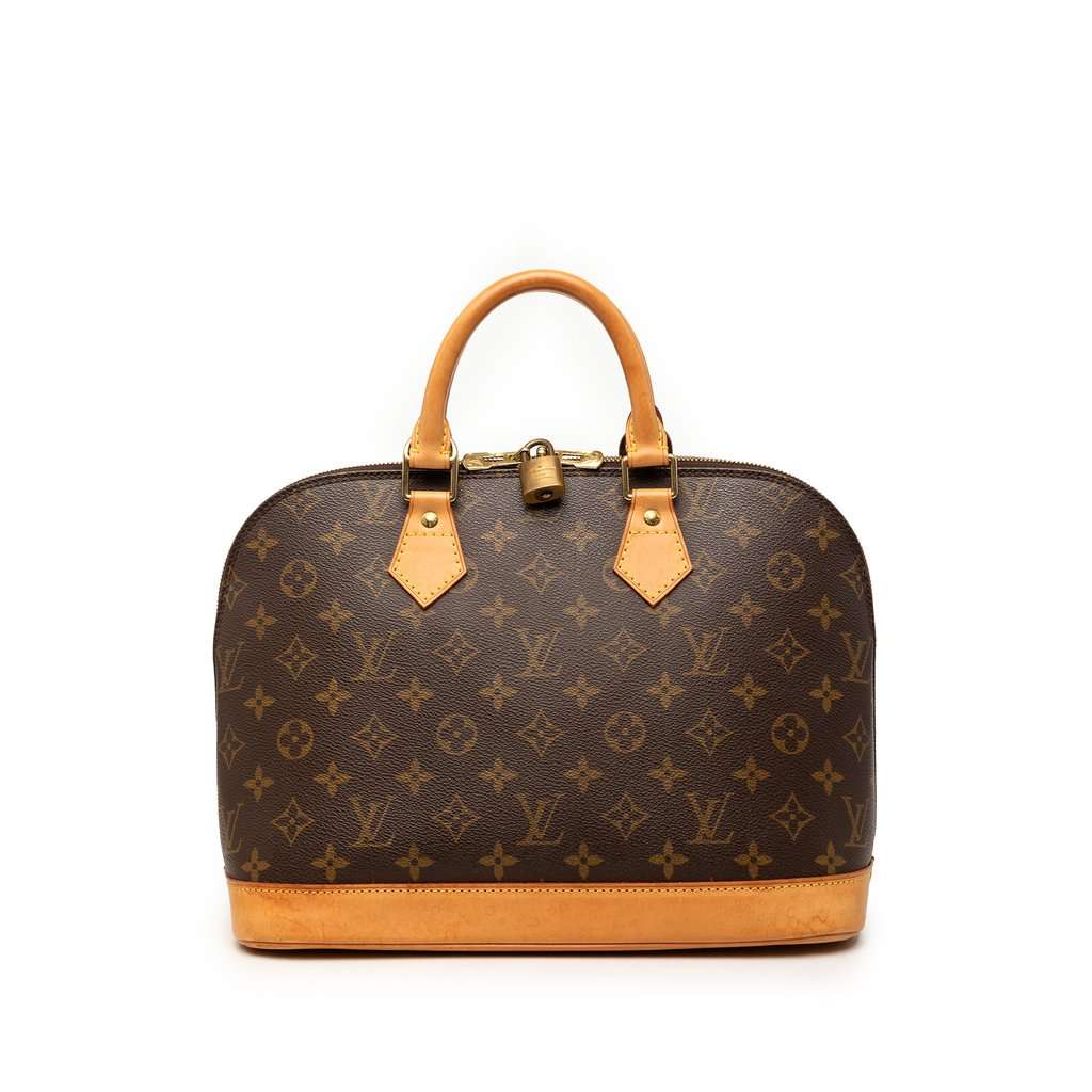 Louis Vuitton Monogram Alma PM Brown Very good - Front View