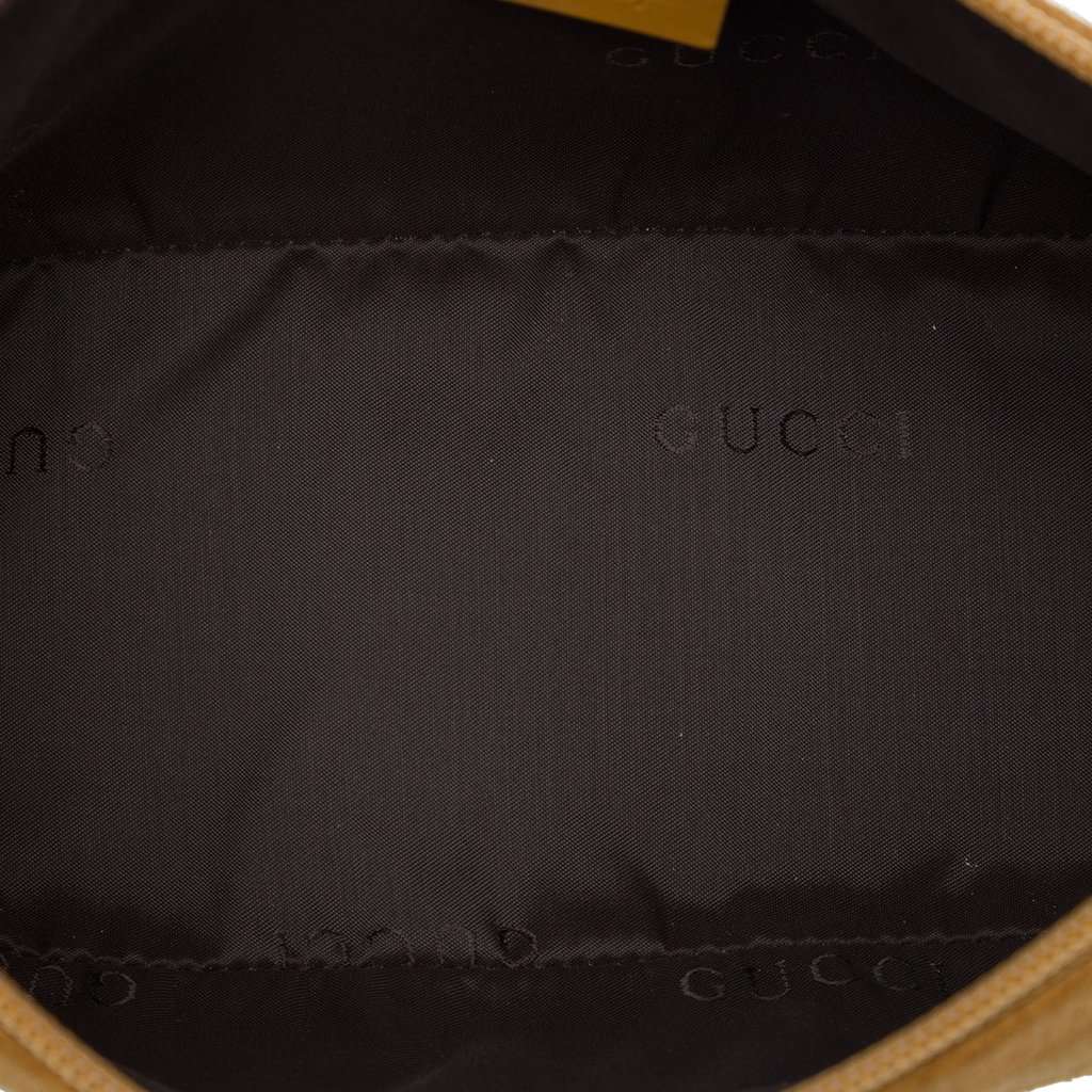 Gucci Suede Boat Brown Leather Very good - Model View