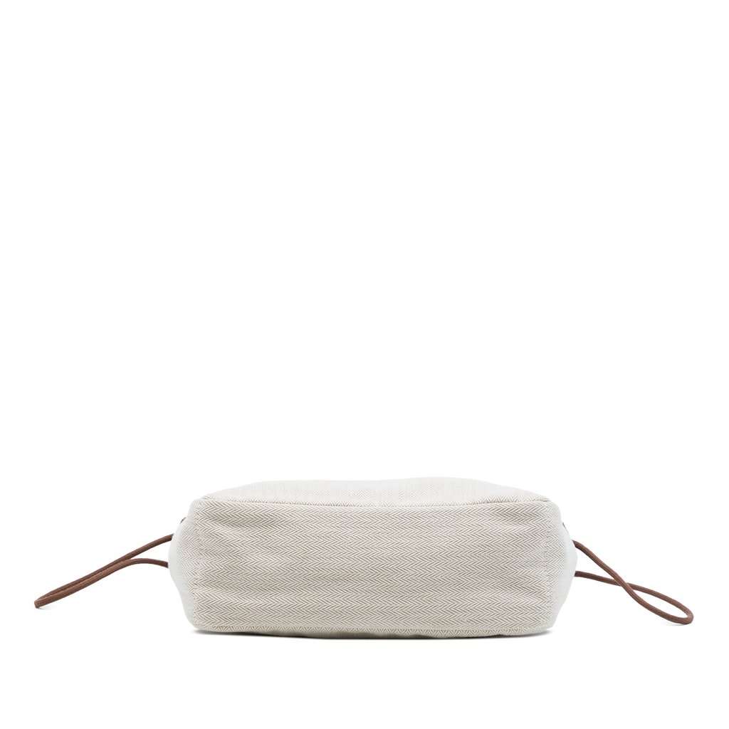 Hermès Canvas and Barenia Fourbi Pouch 20 Brown Very good - Inside View