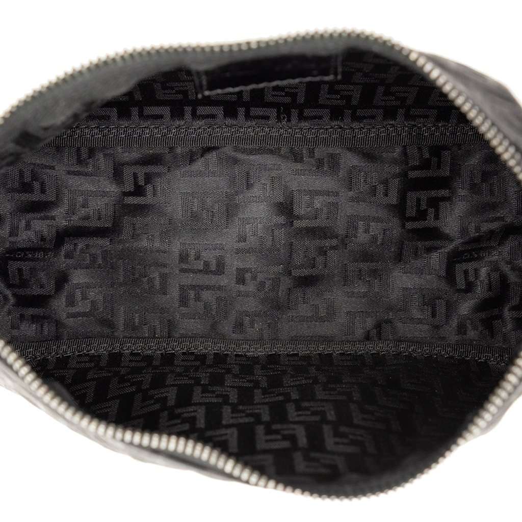 Fendi Zucchino Canvas Handbag Black Very good condition - Model View