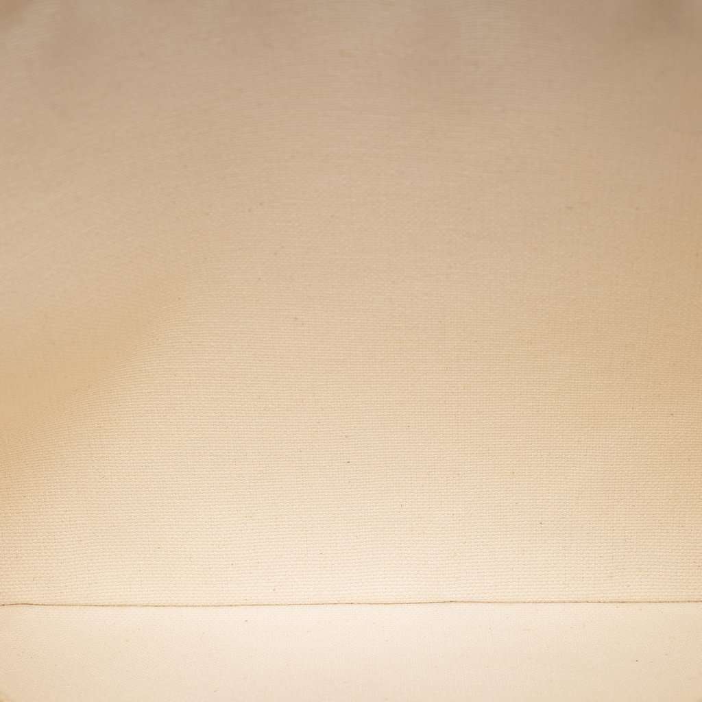 Celine Large Canvas Logo Clutch White Very good - Model View