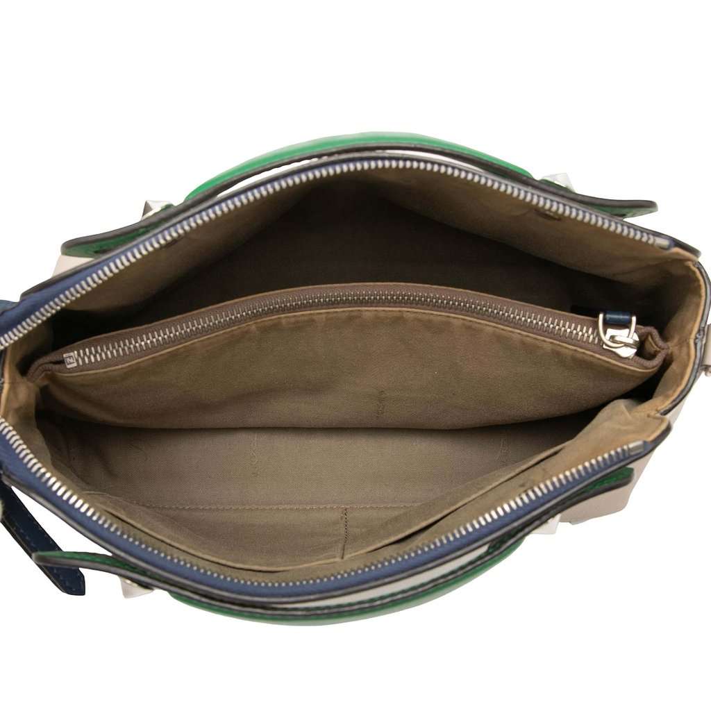 Fendi Medium Tricolor Leather By The Way Satchel Beige Leather Very good condition - Model View