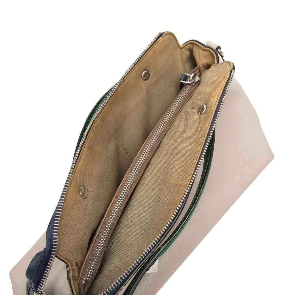 Fendi Medium Tricolor Leather By The Way Satchel Beige Leather Very good condition - Box View
