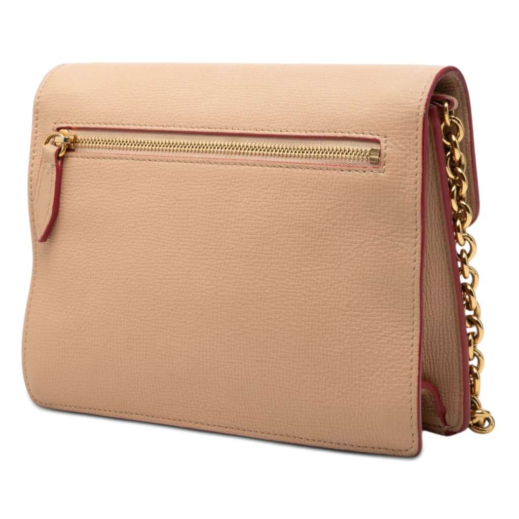Burberry Leather Macken Crossbody Brown Leather Very good - Back View