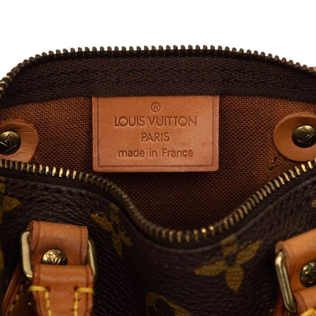 Louis Vuitton Monogram Nano Speedy Bandouliere Brown Very good - Box View