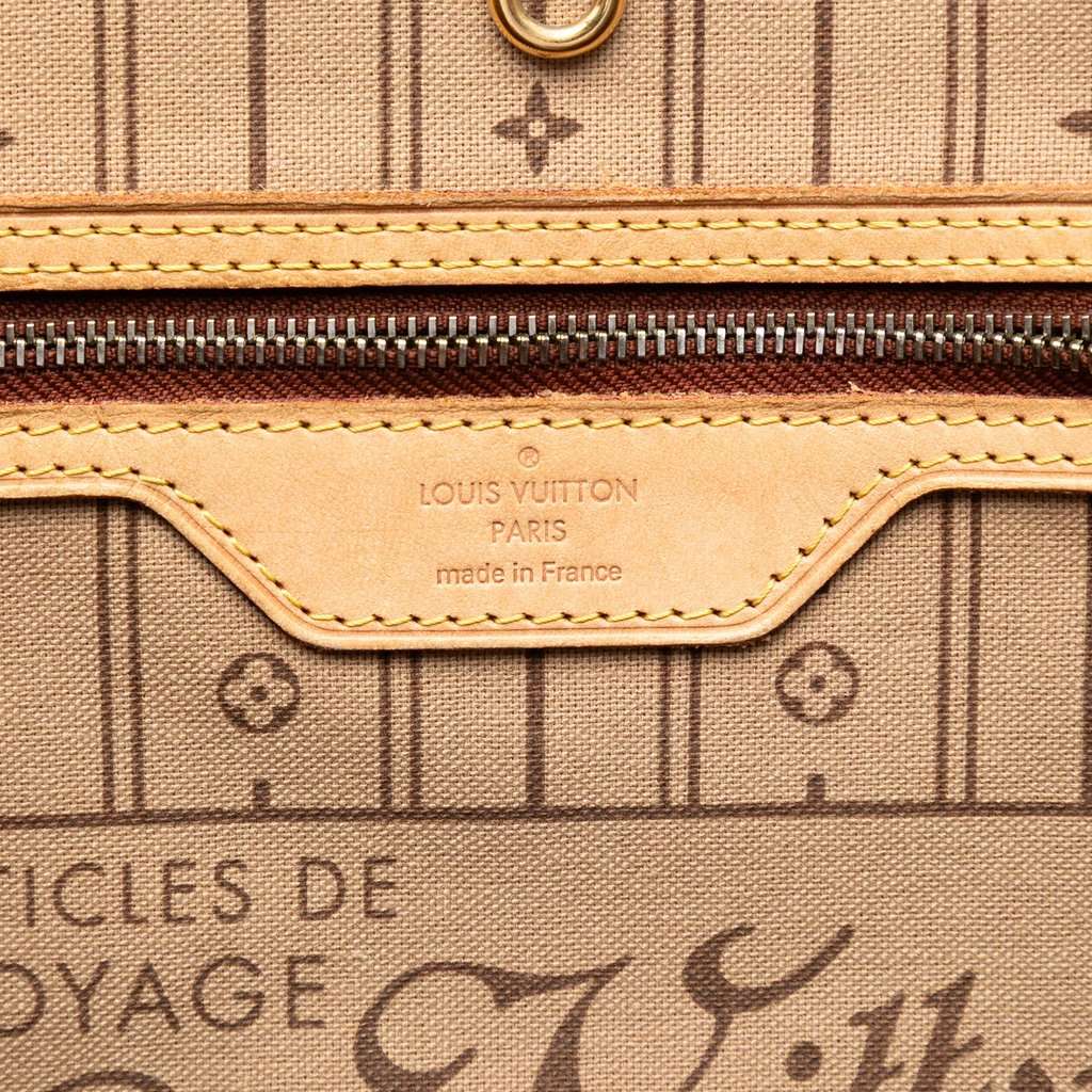Louis Vuitton Monogram Neverfull MM Brown Very good condition - Box View