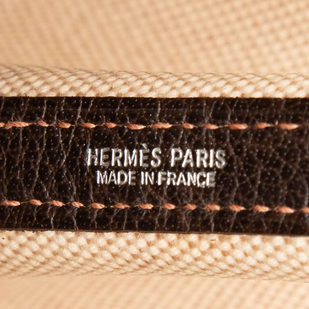 Hermès Toile and Negonda Garden Party 36 Beige Very good condition - Box View